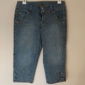 Younique Railroad Stripe Capri Pants